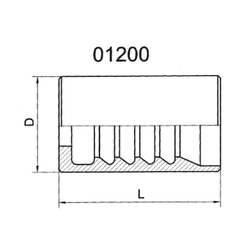 Domestic second-layer braided rubber hose sleeve