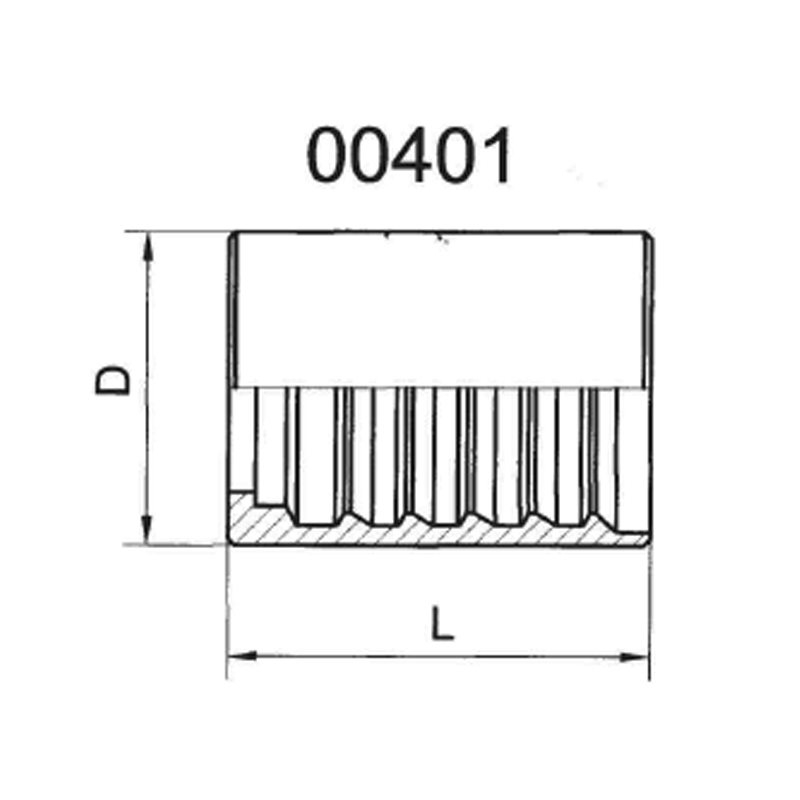 DIN20023 4SH, R12 hose sleeve