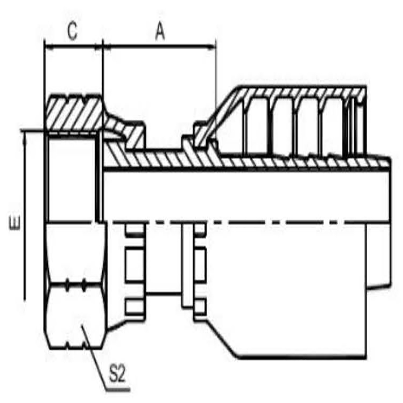American-made ORFS with internal threaded flat surface and integral design
