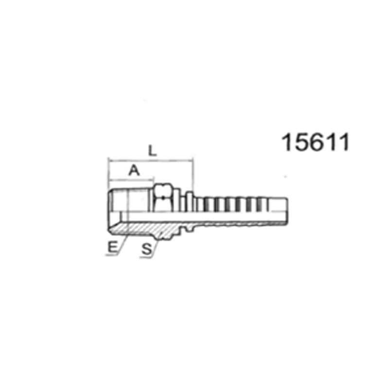 Threaded pipe with external threads