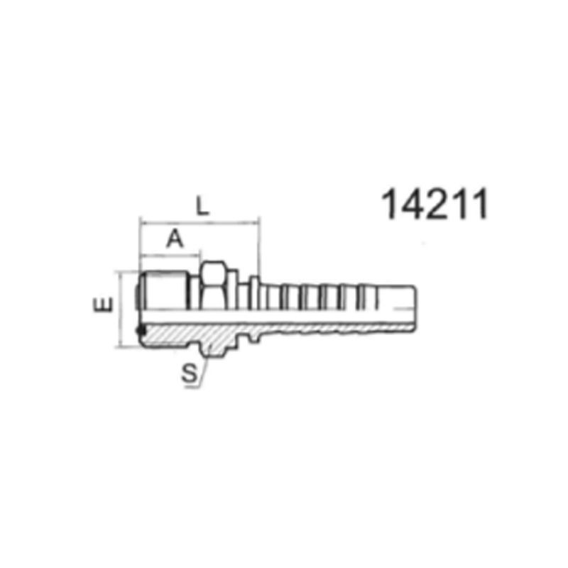 American-made ORFS external thread flat O-ring seal