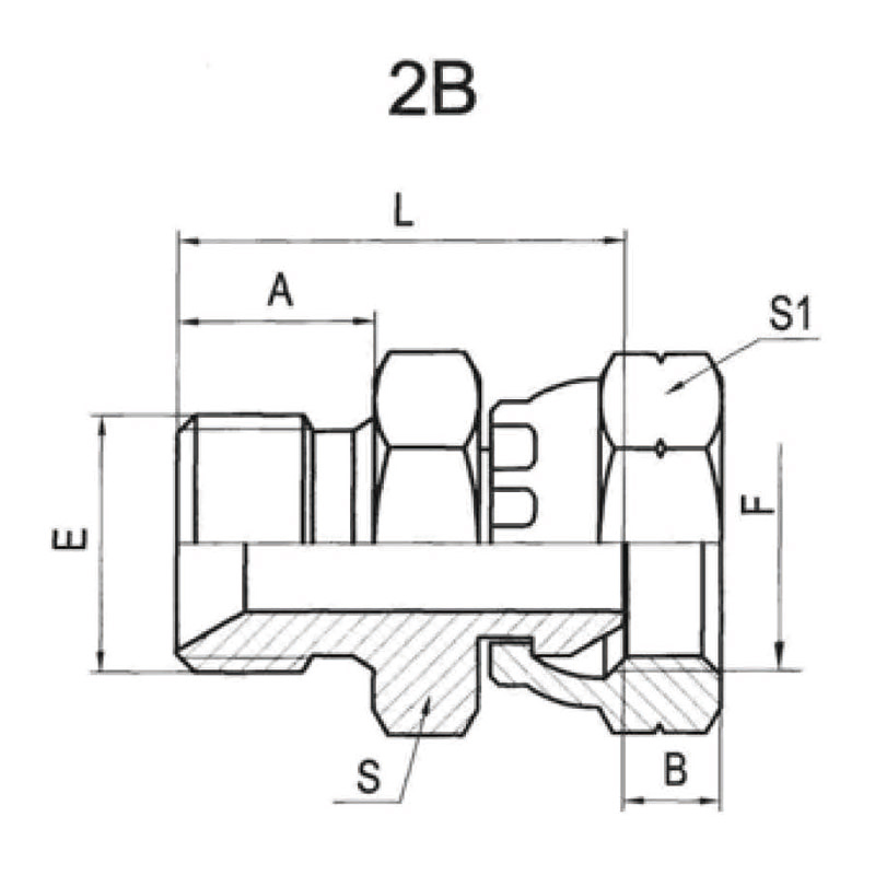 English pipe external thread 60′′ internal threads / internal thread 60′′ external taper