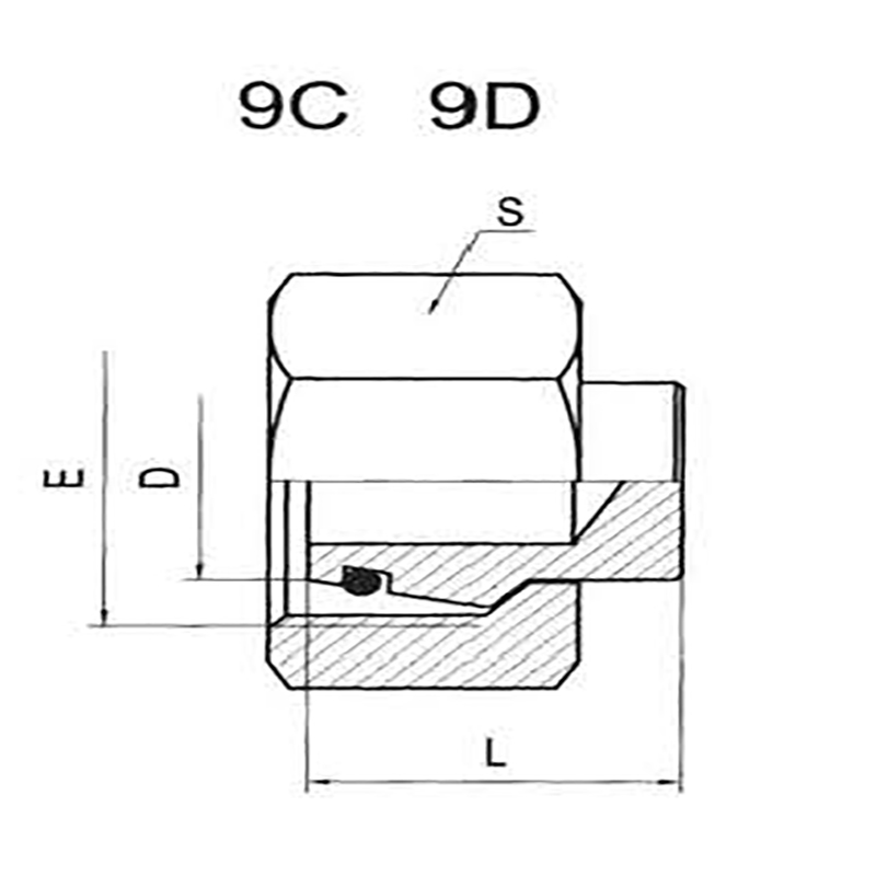 Metric threaded threaded inserts with 24° light/heavy series for use in activities