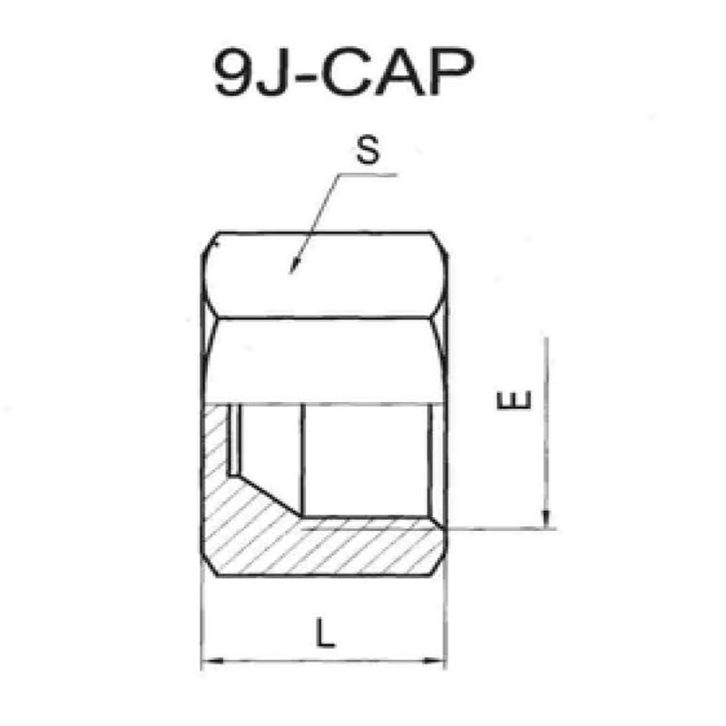 JIC 74°FEMALE PLUG
