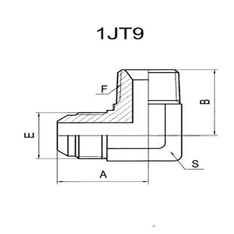 90°JIC MALE 74°CONE/NPT MALE