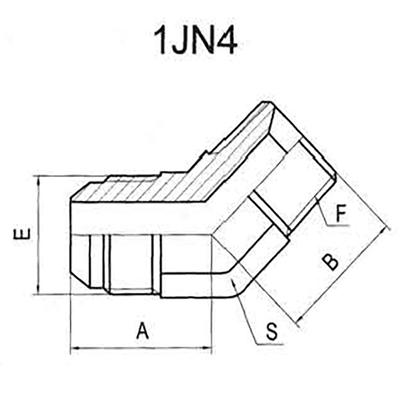 45°JIC MALE 74°CONE/NPT MALE