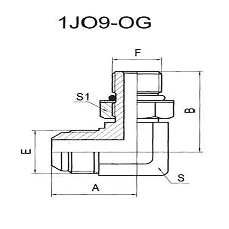 90°JIC MALE 74°CONE/SAE MALE O-RING