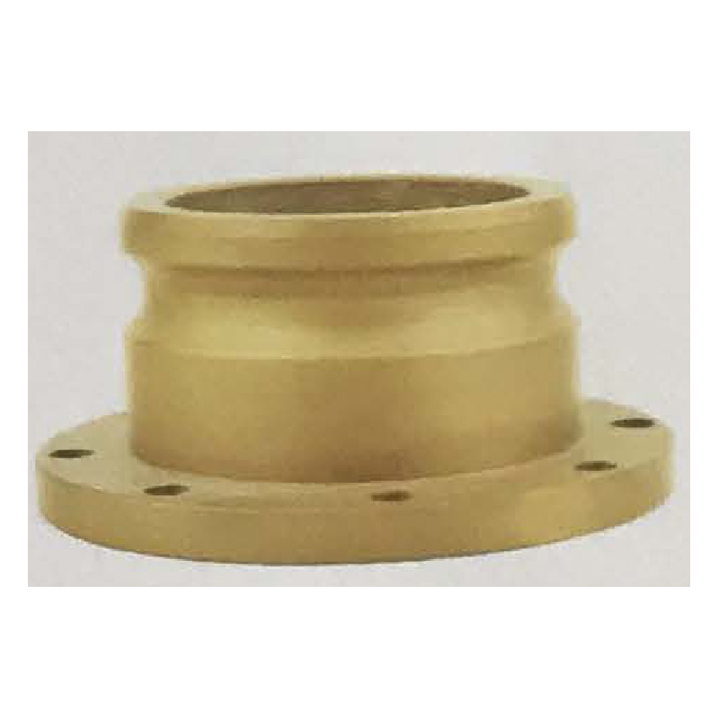 Industrial component flange connection