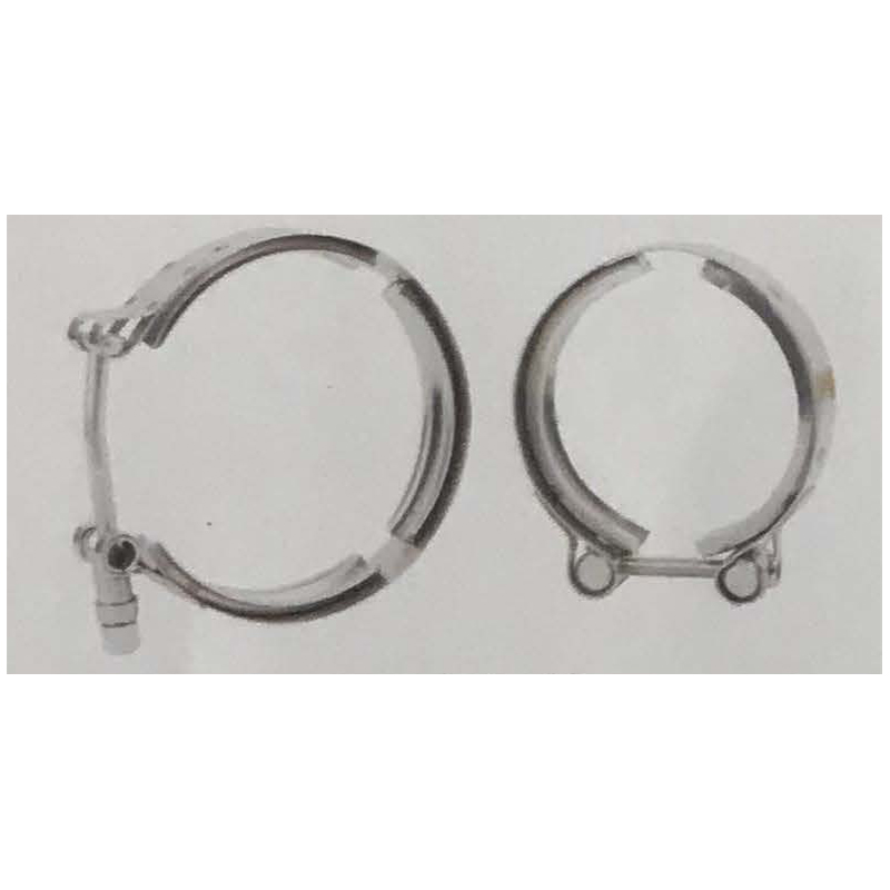 Industrial fittings: V-shaped hose clamps